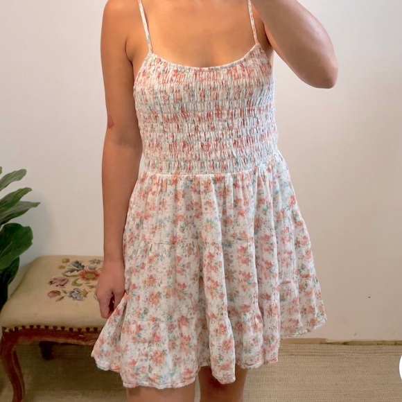 American Eagle Outfitters Dresses & Skirts - American Eagle Smocked Tiered Mini Dress